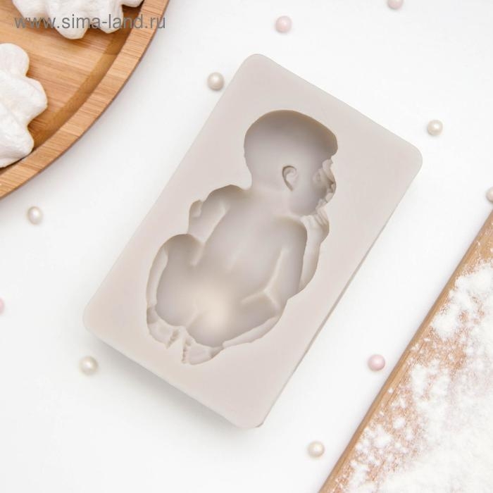 Молд «Пупсик», силикон, 10×6,5 см, цвет МИКС Молд «Пупсик», силикон, 10×6,5 см, цвет МИКС