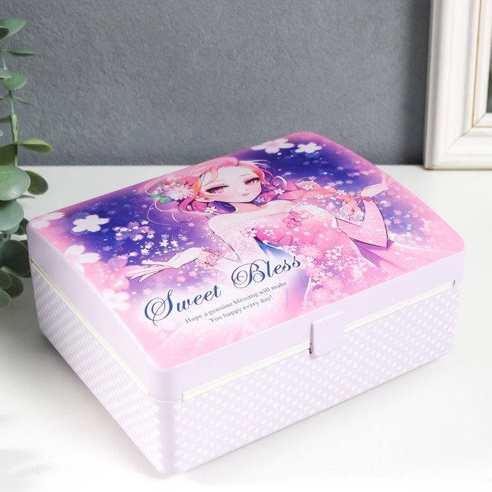 Шкатулка музыкальная механическая Шкатулка музыкальная механическая "Аниме" 15х12х7 см