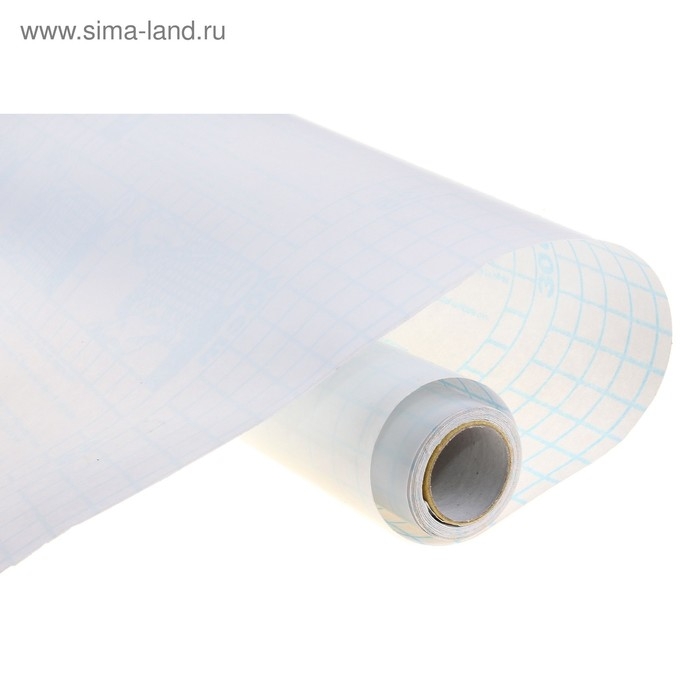 Пленка самоклеящаяся, 0.45 х 3 м, 50 мкм, прозрачная глянцевая Пленка самоклеящаяся, 0.45 х 3 м, 50 мкм, прозрачная глянцевая