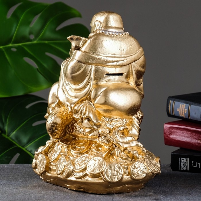 Копилка Копилка "Хотей на лягушке" средний, 25х17х19см