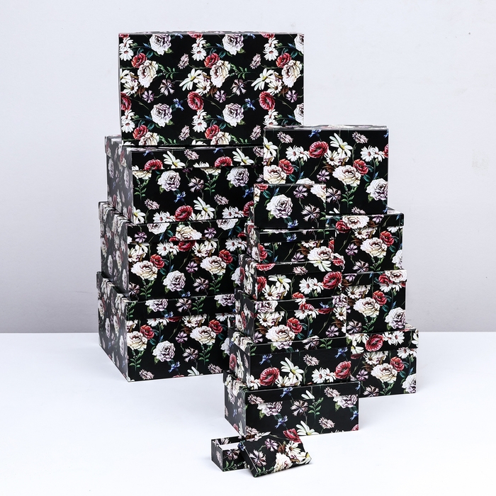 Набор коробок 15 в 1 "Летний вечер", 46,6 х 33 х 18 - 12 х 6,5 х 4 см