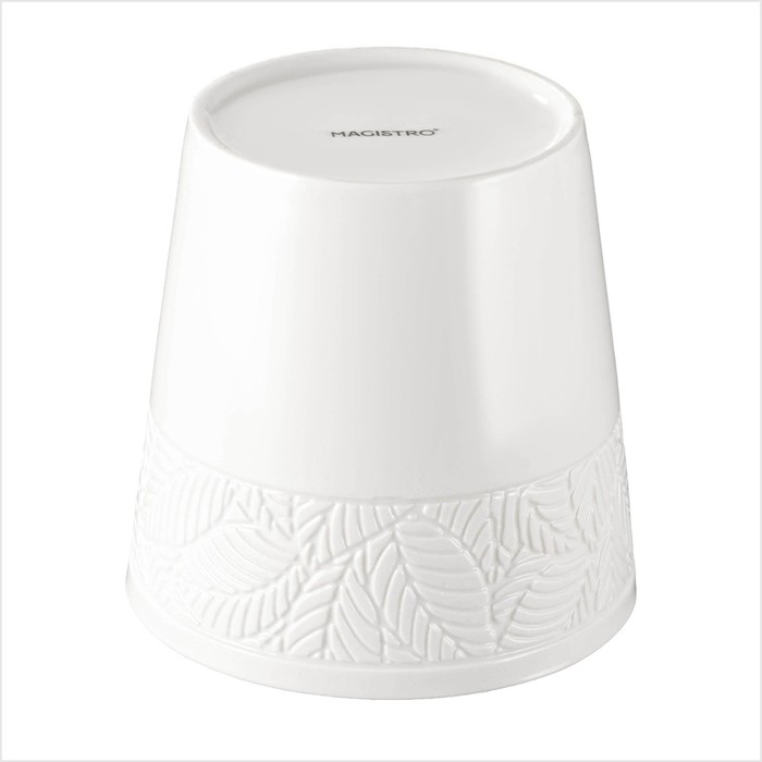 Банка для хранения сыпучих продуктов Magistro Сrotone, 600 мл, 12,5&times;15,4 см, фарфоровая, цвет белый