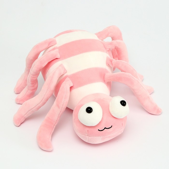 Мягкая игрушка «Паук», 27 см, цвет розовый