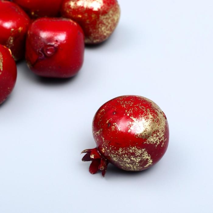 Декор для творчества Декор для творчества "Гранат" набор 12 шт. 3,5х2,5х2,5 см