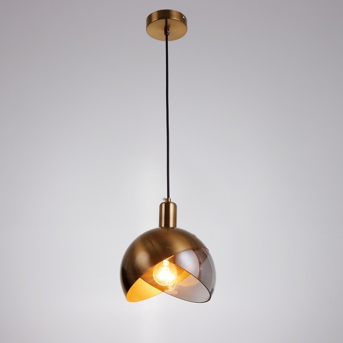 Светильник BayerLux 1758/1GD E14 40Вт черно-золотой 20х20х24 см