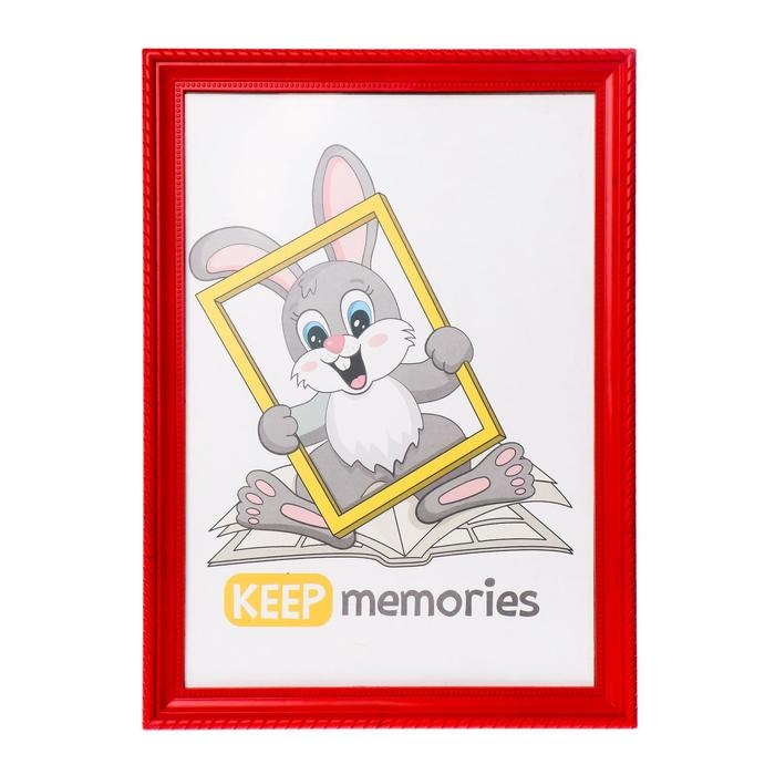 Фоторамка пластик L-1 21х30 см красный (пластиковый экран) Фоторамка пластик L-1 21х30 см красный (пластиковый экран)