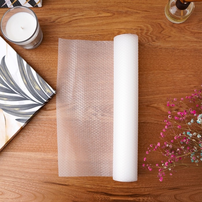 Коврик противоскользящий Доляна «Круги», 30×150 см, прозрачный Коврик противоскользящий Доляна «Круги», 30×150 см, прозрачный