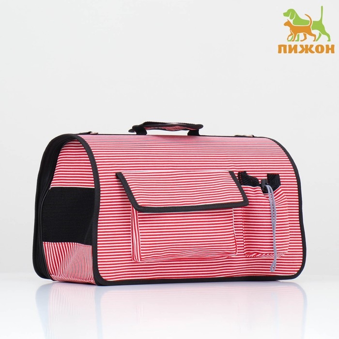 Сумка-переноска с органайзером в полоску, размер L, 47 х 27 х 23 см Сумка-переноска с органайзером в полоску, размер L, 47 х 27 х 23 см