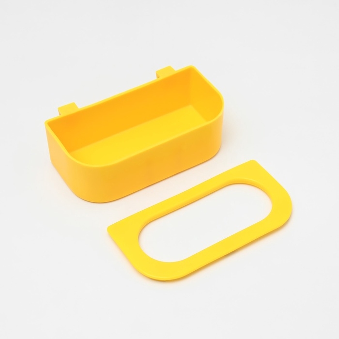 Кормушка для птиц внутренняя матовая 14,3 х 7,2 х 4,8 см, жёлтая Кормушка для птиц внутренняя матовая 14,3 х 7,2 х 4,8 см, жёлтая