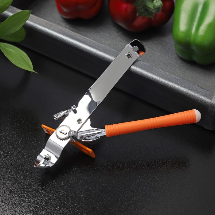 Нож консервный Доляна «Оригинал», 16 см, цвет оранжевый Нож консервный Доляна «Оригинал», 16 см, цвет оранжевый