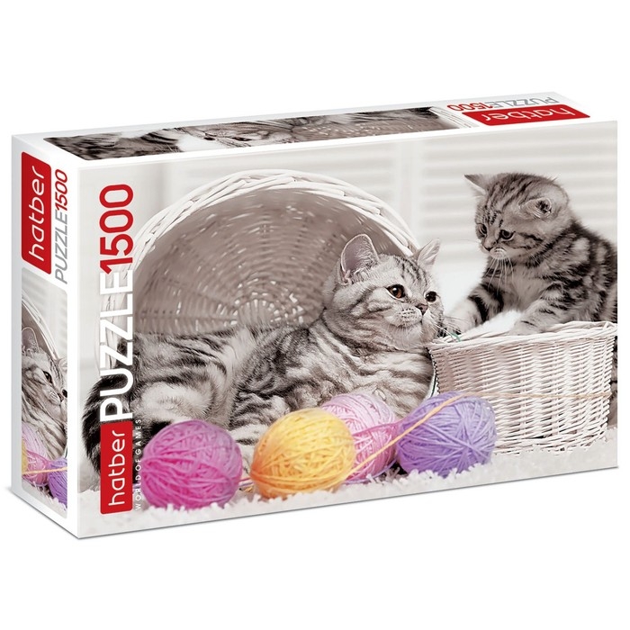 Пазл «Котята и клубочки», 1500 элементов Пазл «Котята и клубочки», 1500 элементов