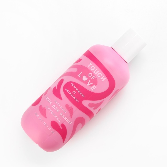 Пена для ванны Just love, 300 мл, аромат клубники, ЧИСТОЕ СЧАСТЬЕ Пена для ванны Just love, 300 мл, аромат клубники, ЧИСТОЕ СЧАСТЬЕ