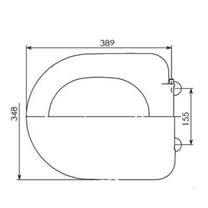 Сиденье для унитаза "Уклад" СУ 82.07.80, для унитазов Аттика