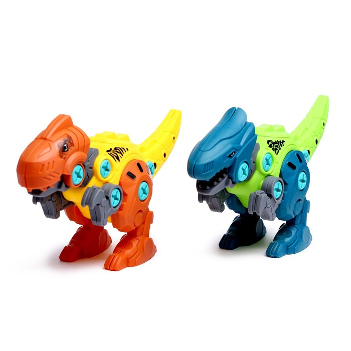 Конструктор винтовой «Мир динозавров», набор 4 штуки, 2 отвёртки 4 карточки, 100 деталей Конструктор винтовой «Мир динозавров», набор 4 штуки, 2 отвёртки 4 карточки, 100 деталей