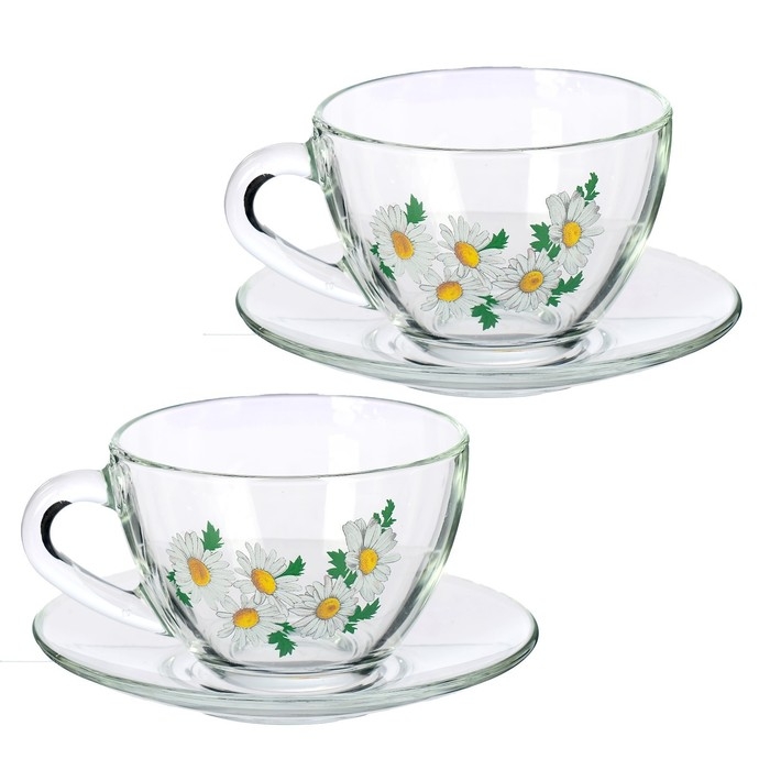 Набор чайный «Ромашковое поле», 200 мл, в чемоданчике Набор чайный «Ромашковое поле», 200 мл, в чемоданчике