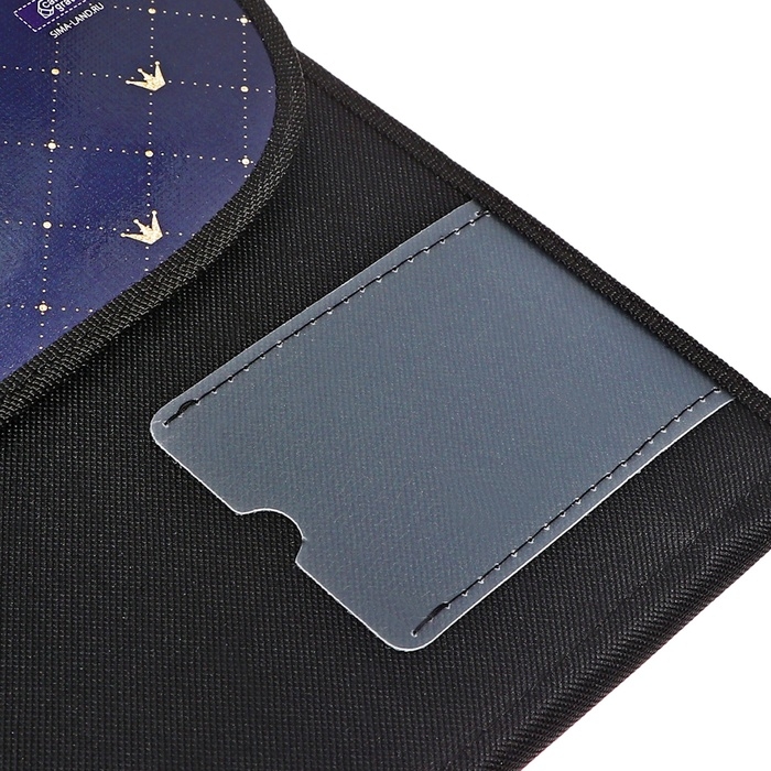 Папка для труда А4, 330 х 230, с ручками текстиль, раскладная на липучке, с наполнением 10 предметов, Calligrata, ПТР-10, "Бульдог"