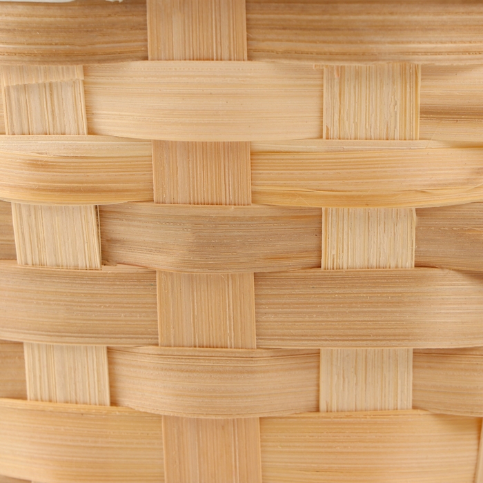 Корзина плетёная, 26 х 12/30 см, бамбук, натуральный Корзина плетёная, 26 х 12/30 см, бамбук, натуральный