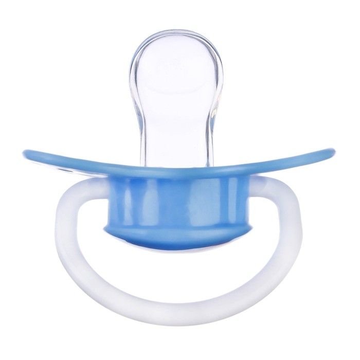 Соска - пустышка силиконовая ортодонтическая «Бабочка», от 0 мес., с колпачком, цвет голубой Соска - пустышка силиконовая ортодонтическая «Бабочка», от 0 мес., с колпачком, цвет голубой