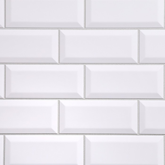 Панель ПВХ плитка Кабанчики жемчужная 485х960