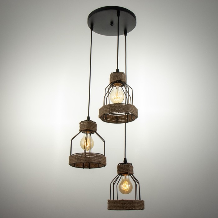 Светильник BayerLux Светильник BayerLux "Лофти" 3хЕ27 40Вт чёрный