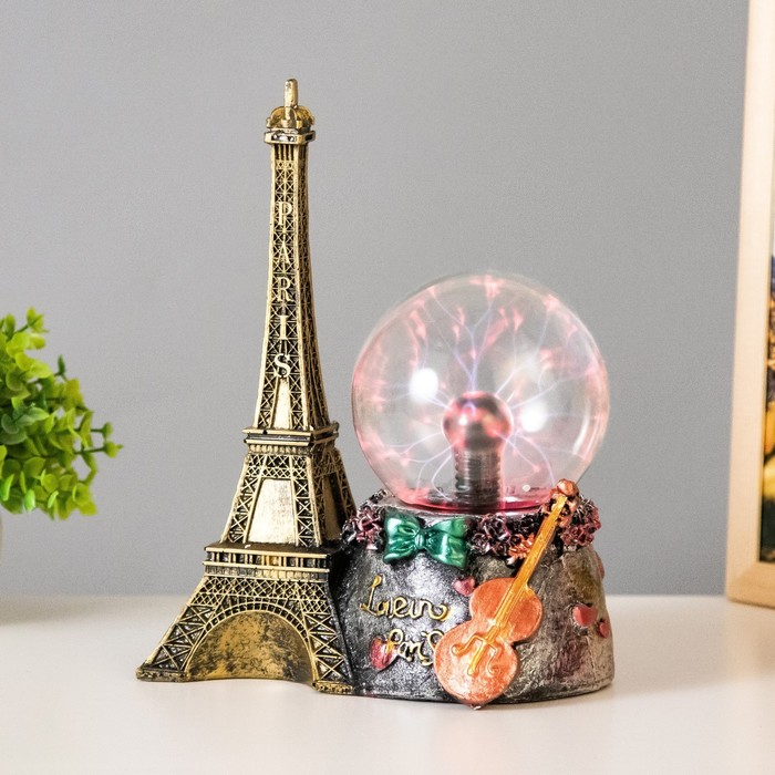 Плазменный шар Плазменный шар "Эйфелева башня", 24 см RISALUX