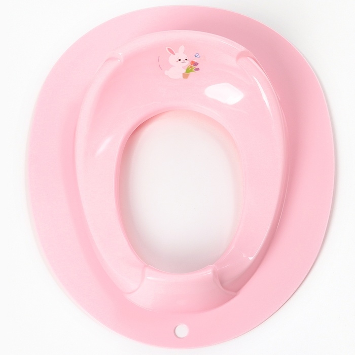Накладка на унитаз детская Накладка на унитаз детская "Зайчик", цвет розовый, С817РОЗ