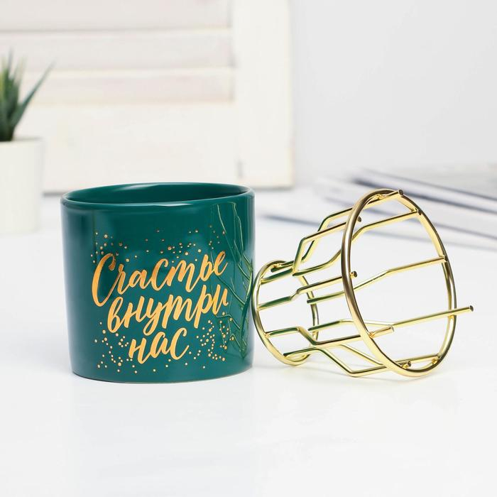 Ваза для цветов и фигурка «Расцветай», набор 2 предмета Ваза для цветов и фигурка «Расцветай», набор 2 предмета