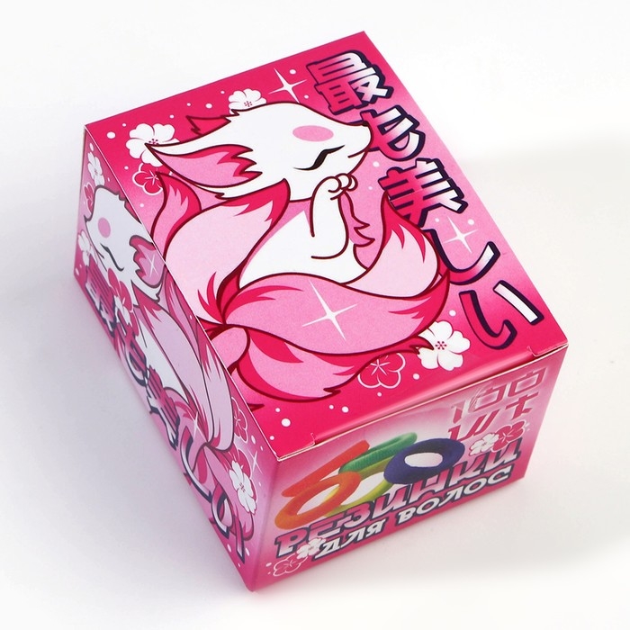 Резинки для волос «Махрушка», лис, 100 шт, 2 х 2 х 0.4 см Резинки для волос «Махрушка», лис, 100 шт, 2 х 2 х 0.4 см