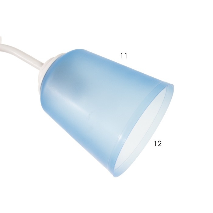 Люстра Люстра "Онлайн" (цилиндр) 3х15Вт Е27 МОДЕЛЬ: BR 00202 белый/синий