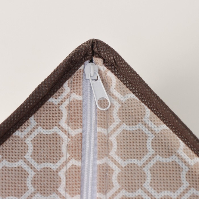 Органайзер для хранения белья Доляна «Браун», 7 ячеек, 34×30,5×10 см, цвет коричневый Органайзер для хранения белья Доляна «Браун», 7 ячеек, 34×30,5×10 см, цвет коричневый