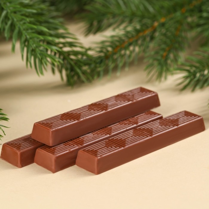 Молочный шоколад в стиках &laquo;Сказочного Нового года&raquo; в коробке, 60 г ( 4 шт. х 15 г).