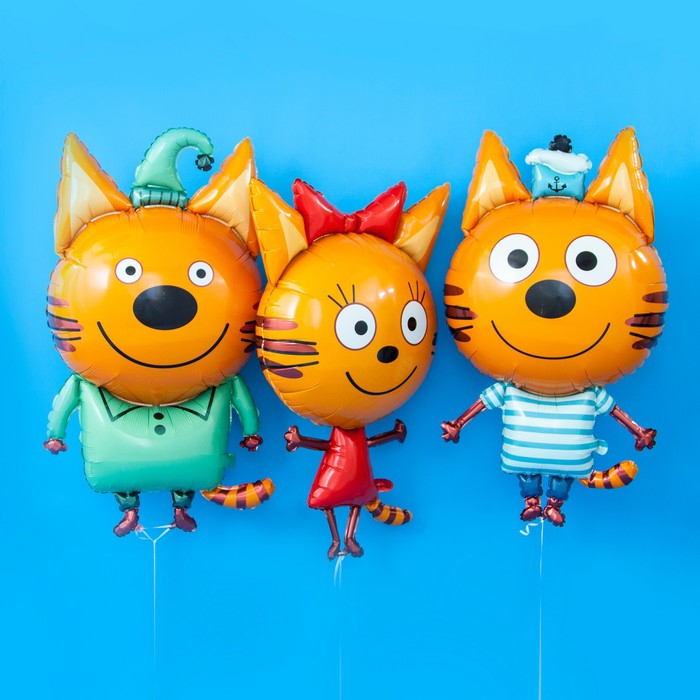 Шар фольгированный 36'' «Три Кота. Коржик», фигура, 1 шт. в упаковке Шар фольгированный 36'' «Три Кота. Коржик», фигура, 1 шт. в упаковке