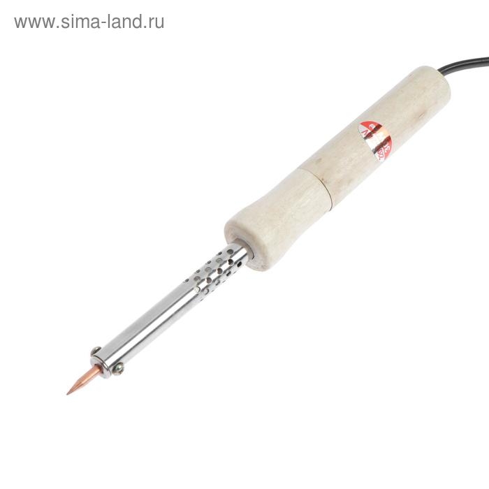 Паяльник ТУНДРА, деревянная рукоятка, 30 Вт, 220 В Паяльник ТУНДРА, деревянная рукоятка, 30 Вт, 220 В