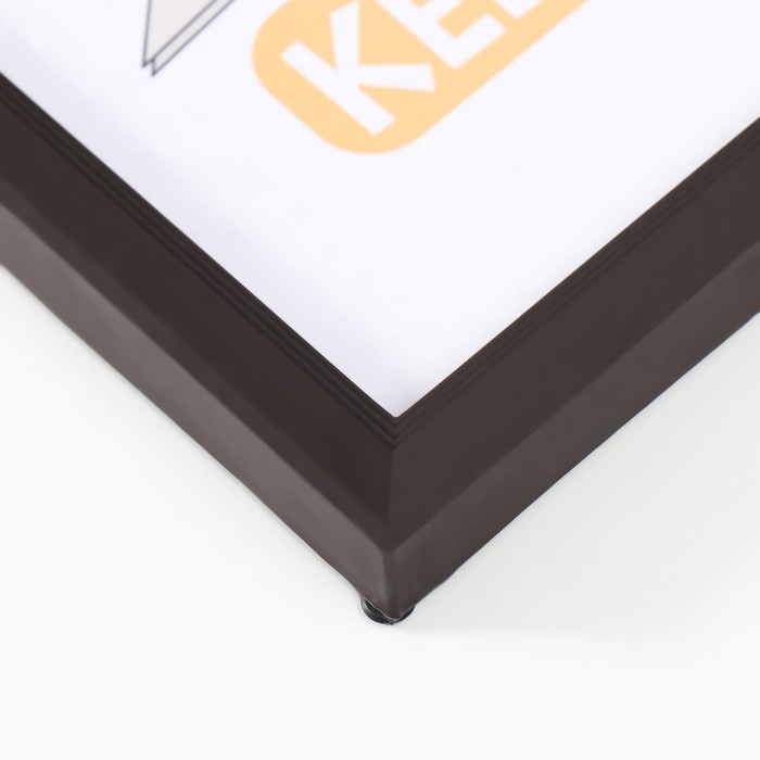 Фоторамка пластик 21х30 см 5 серия, тёмно-шоколадный (пластиковый экран)_ Фоторамка пластик 21х30 см 5 серия, тёмно-шоколадный (пластиковый экран)_