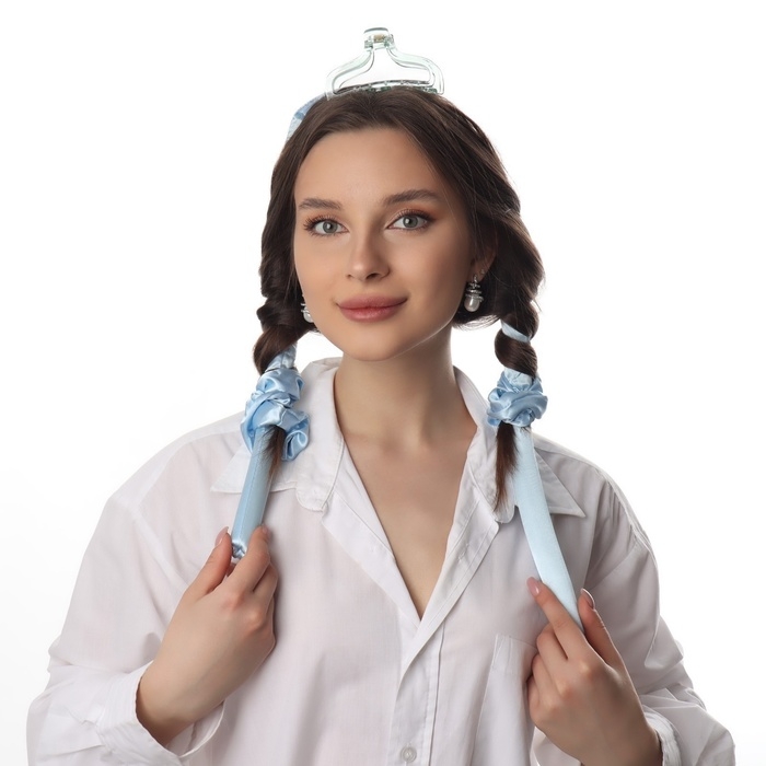 Набор для завивки «Волшебный локон», 4 предмета: бигуди, резинки - 2 шт, крабик, цвет чёрный Набор для завивки «Волшебный локон», 4 предмета: бигуди, резинки - 2 шт, крабик, цвет чёрный