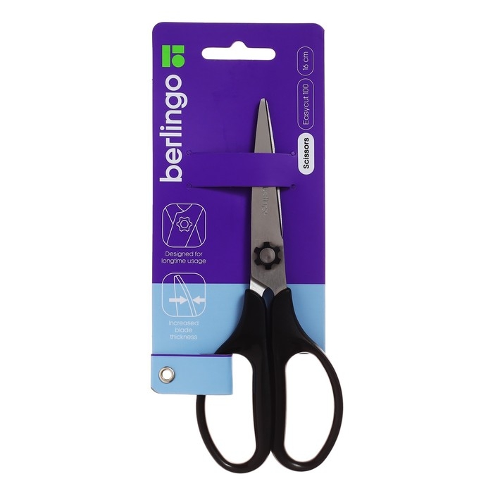 Ножницы 16cм Berlingo Ножницы 16cм Berlingo "Easycut 100", европодвес