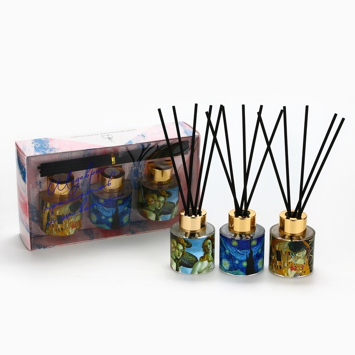 Диффузор ароматический палочки, ароматизатор для дома «Аромадиффузор: Живопись», 3 шт., 50 мл. Диффузор ароматический палочки, ароматизатор для дома «Аромадиффузор: Живопись», 3 шт., 50 мл.