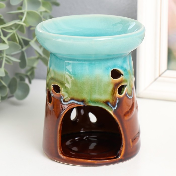 Аромалампа керамика Аромалампа керамика "Стекозы. Градиент" МИКС 10х10х12 см