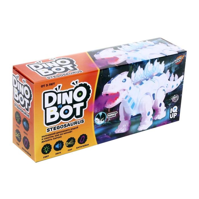 Игрушка на батарейках интерактивная Dinobot, Stegosaurus Игрушка на батарейках интерактивная Dinobot, Stegosaurus