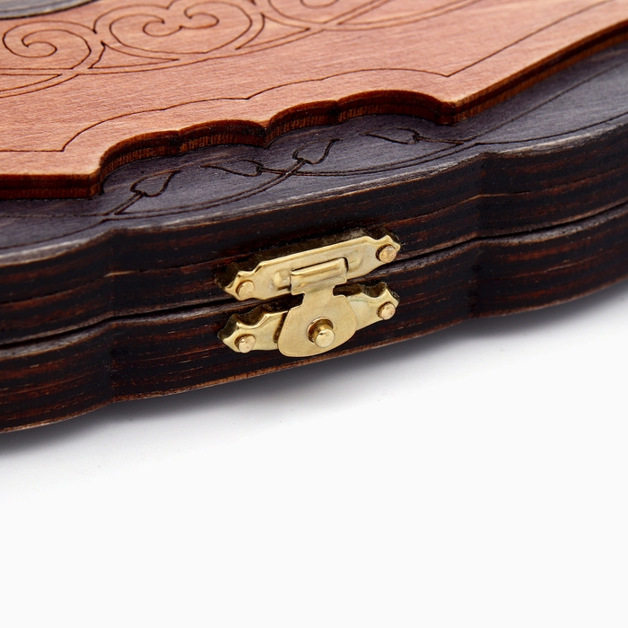 Нарды деревянные большие, резные, настольная игра  Нарды деревянные большие, резные, настольная игра "Узор", 45 х 45 см