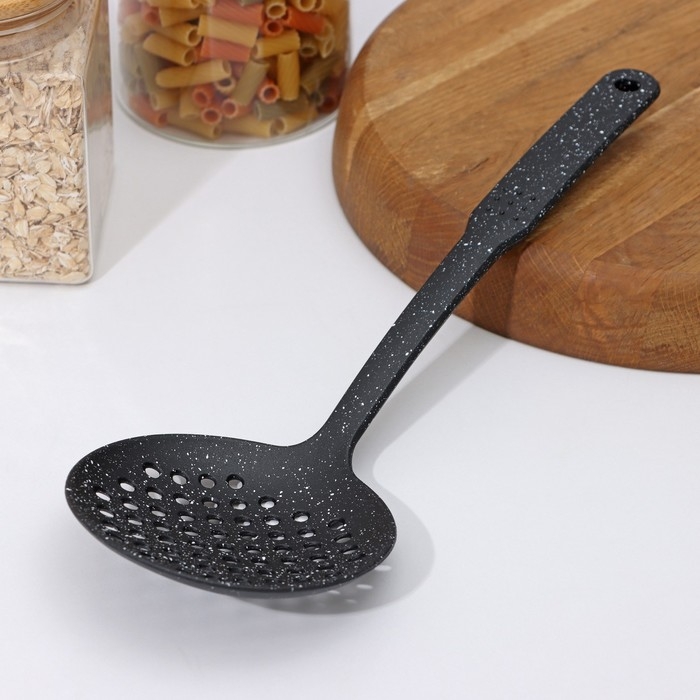 Шумовка Доляна «Мрамор», 33 см Шумовка Доляна «Мрамор», 33 см