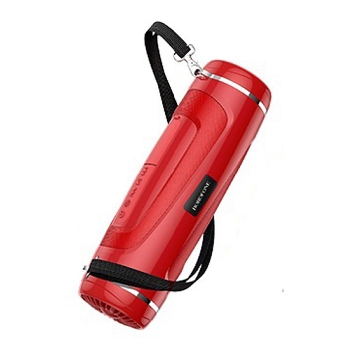 Портативная колонка Borofone BR7, 5 Вт, 1200 мАч, BT5.0, фонарик, красная Портативная колонка Borofone BR7, 5 Вт, 1200 мАч, BT5.0, фонарик, красная