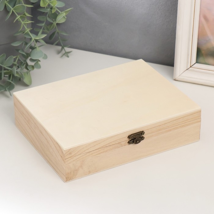 Шкатулка дерево под роспись Шкатулка дерево под роспись "Прямоугольная" 6х21,5х16,5 см