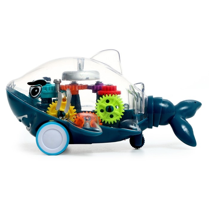 Акула инерционная «Шестерёнки», МИКС Акула инерционная «Шестерёнки», МИКС