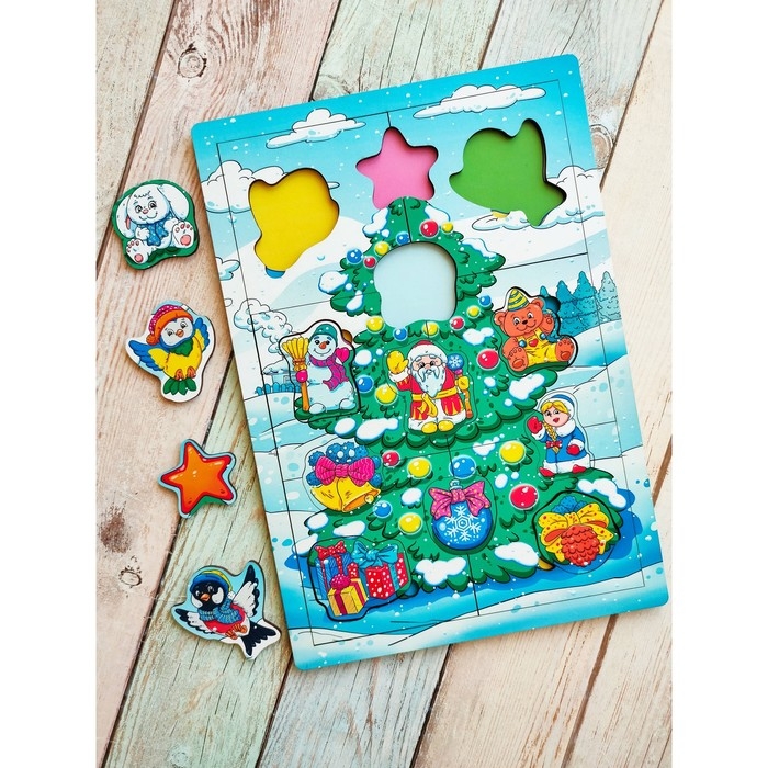 Пазл «Новогоднее настроение», размер 20,3x29,3 см Пазл «Новогоднее настроение», размер 20,3x29,3 см