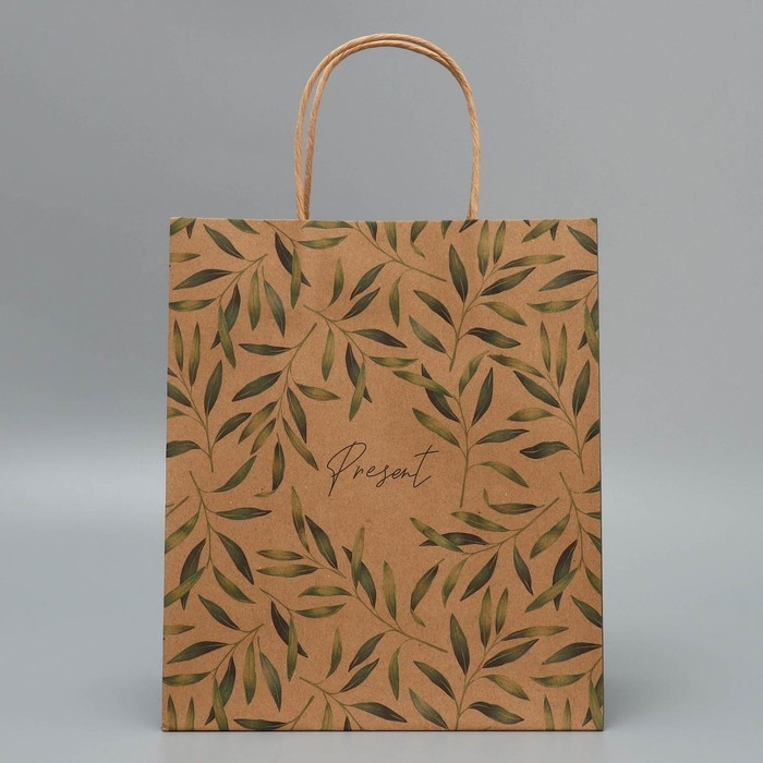 Пакет подарочный крафтовый, упаковка, «Подарок», ML 23 х 27 х 11.5 см Пакет подарочный крафтовый, упаковка, «Подарок», ML 23 х 27 х 11.5 см