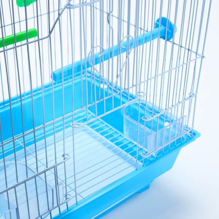Клетка для птиц укомплектованная Bd-1/4f, 30 х 23 х 39 см, голубая Клетка для птиц укомплектованная Bd-1/4f, 30 х 23 х 39 см, голубая