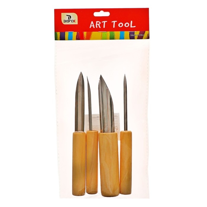 Набор инструментов для лепки Calligrata, 4 штуки Набор инструментов для лепки Calligrata, 4 штуки