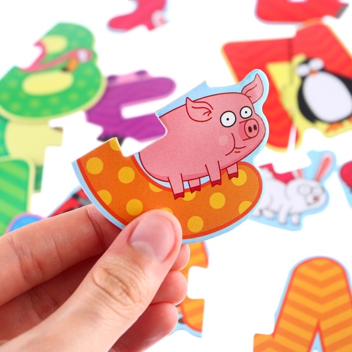 Макси-пазлы «Синий трактор: От А до Я», 31 пазл, 62 детали Макси-пазлы «Синий трактор: От А до Я», 31 пазл, 62 детали