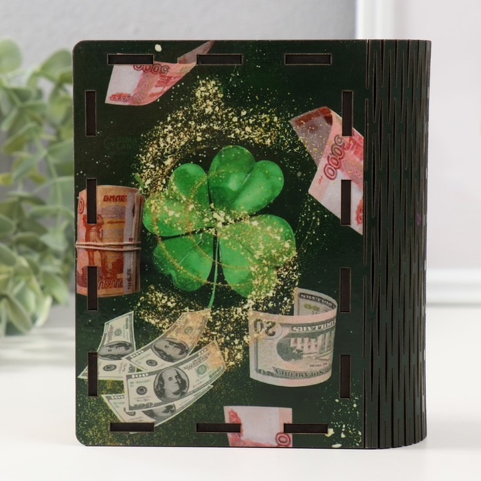 Копилка-шкатулка Копилка-шкатулка "Удачи" 14х12х5 см